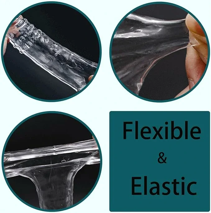 Enhance sex time--Transparent and Reusable Penis Ring