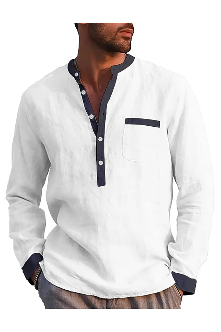 Casual Long Sleeve Loose Fit Shirt