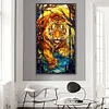 (40*70cm)Tiger - Full Round Drill Diamond Painting