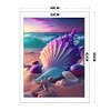 (Multi-Style)Beach Starfish and Shells-11CT Stamped Cross Stitch 40*50cm/15.75*19.69in