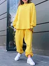 Home Wear Long Sleeves Harem Pants Suits