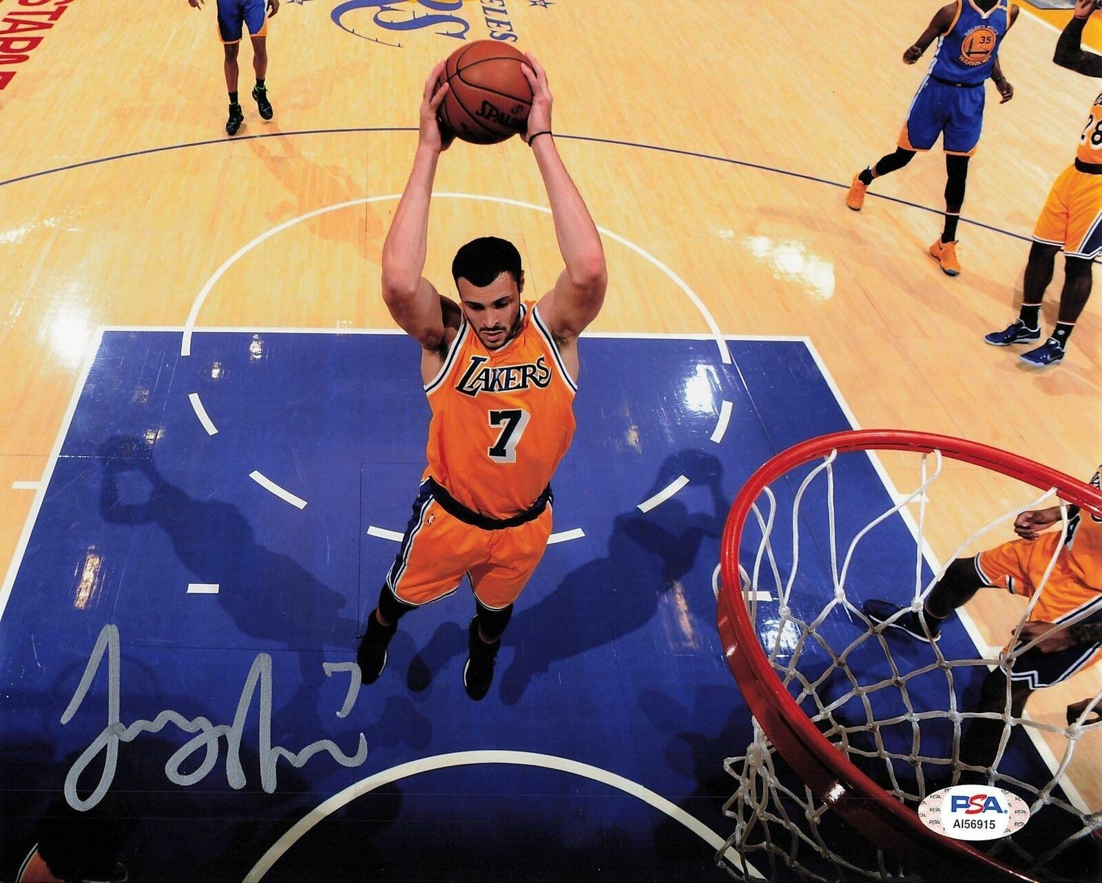 Larry Nance Jr. signed 8x10 Photo Poster painting PSA/DNA Los Angeles Lakers Autographed