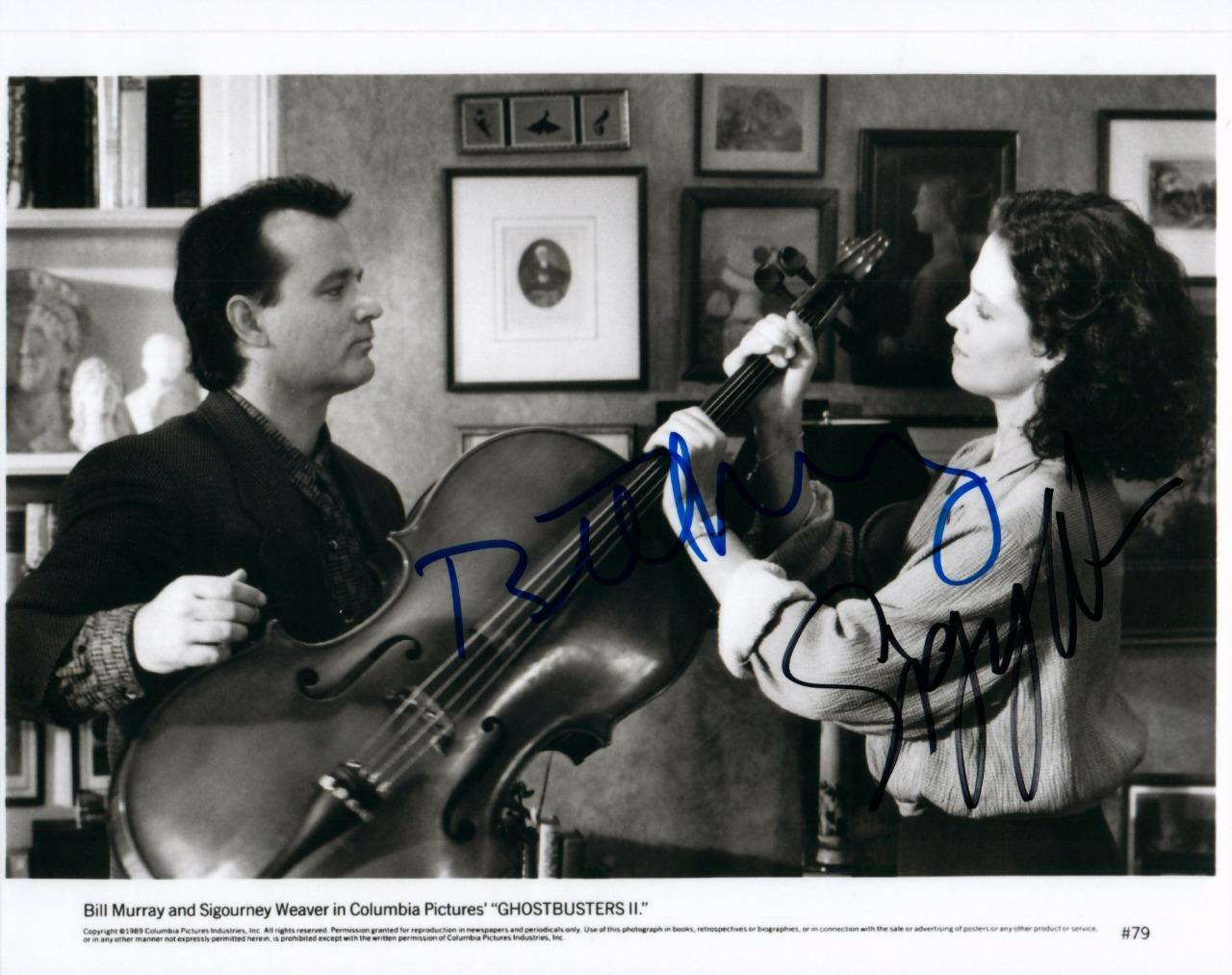 Bill Murray Sigourney Weaver signed 8x10 Picture autographed Photo Poster painting with COA