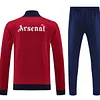 Joyfball 2024/2025 Arsenal Long Zipped Jacket Red Soccer Jersey 1:1 Thai Quality 