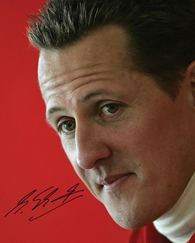 Michael Schumacher Autograph Signed Photo Poster painting Print