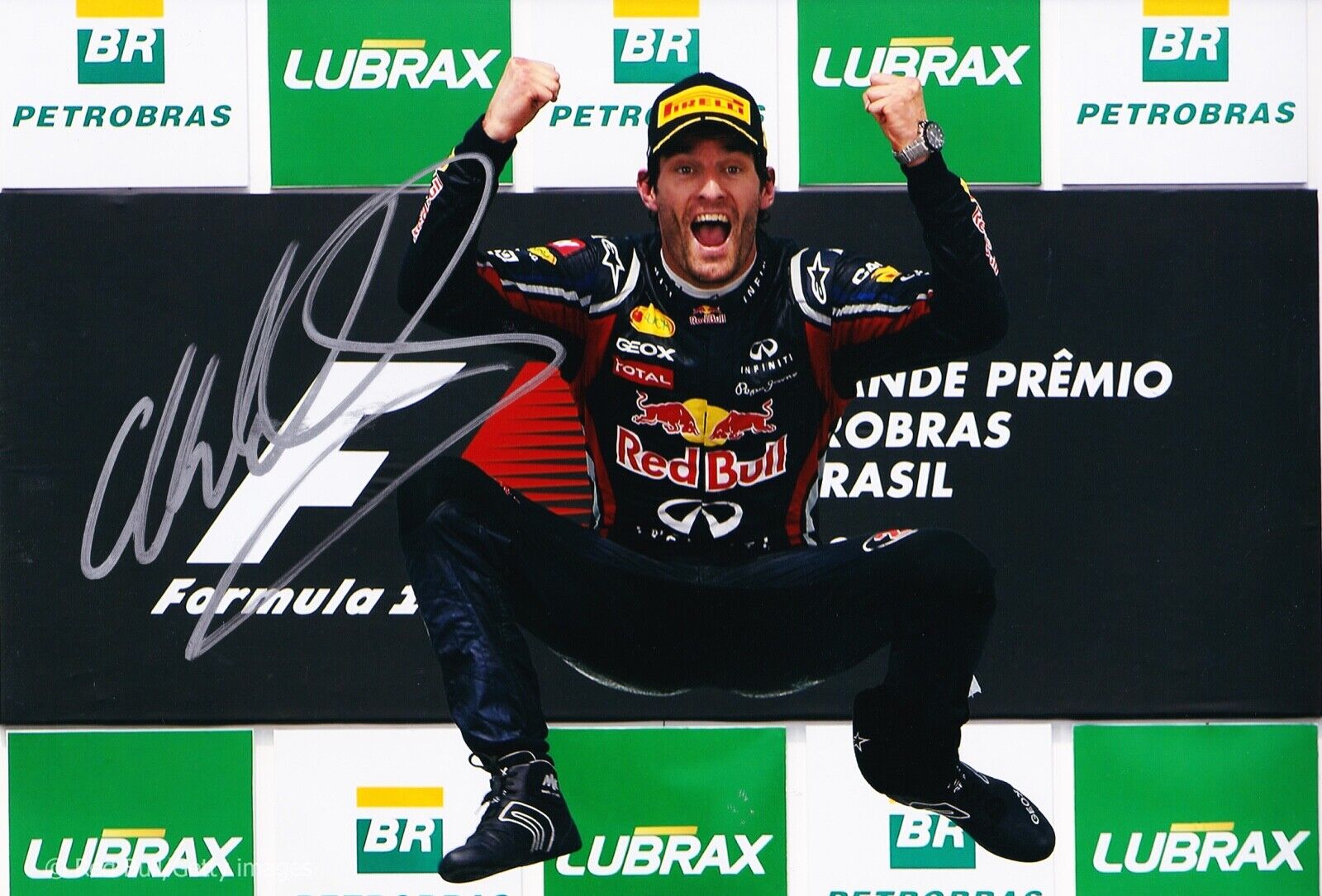 Mark Webber Signed 12X8 Photo Poster painting FORMULA 1 RACING REDBULL AFTAL COA (A)