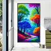 Colourful Trees - Round AB Drills Diamond Painting(45x75cm)