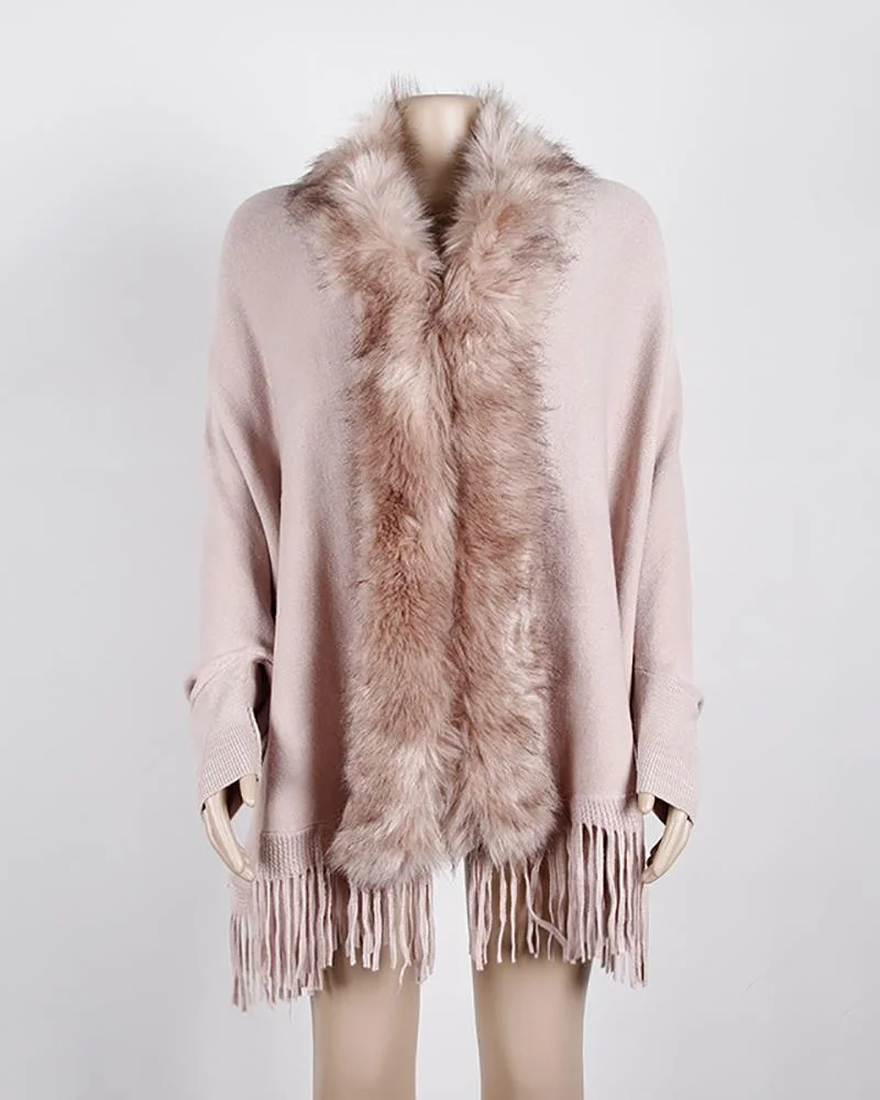 Solid Color Stylish Vintage Long Sleeve Batwing Sleeve Sweater Cardigans