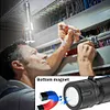 30W LED+COB High Power Flashlight USB Rechargeable 800LM Zoomable Flashlight