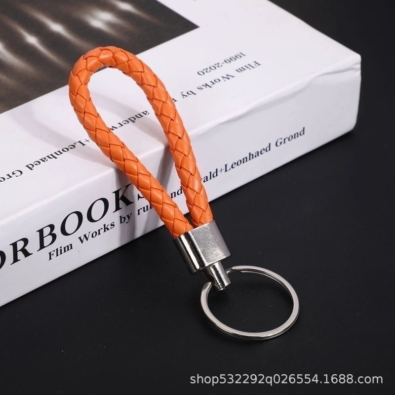 30 Pieces Leather Rope Key Chain Woven Pu Key Chain Pendant Key Chain Car Key Chain Accessories Bag Pendant