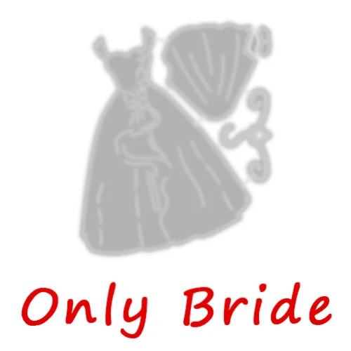 Oocharger Bride and Groom Dress Metal Cutting Dies Scrapbooking Stencil Die Cuts Card Making DIY Craft Embossing New Dies For 2024