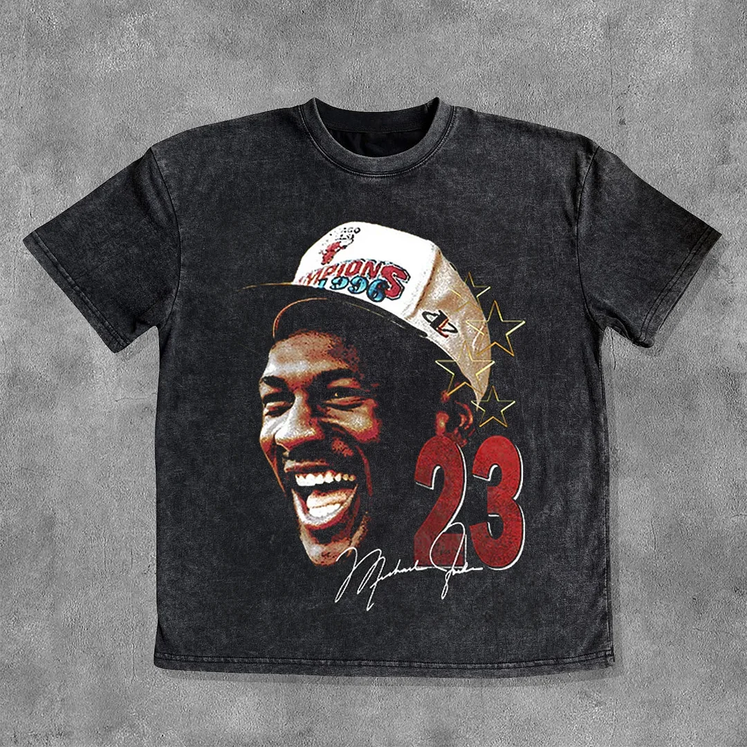 Unisex Vintage Basketball Oversized T-Shirt