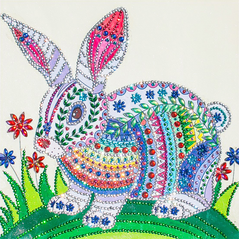 

Rabbit - Special Shaped Diamond Painting - 30*30CM, 501 Original