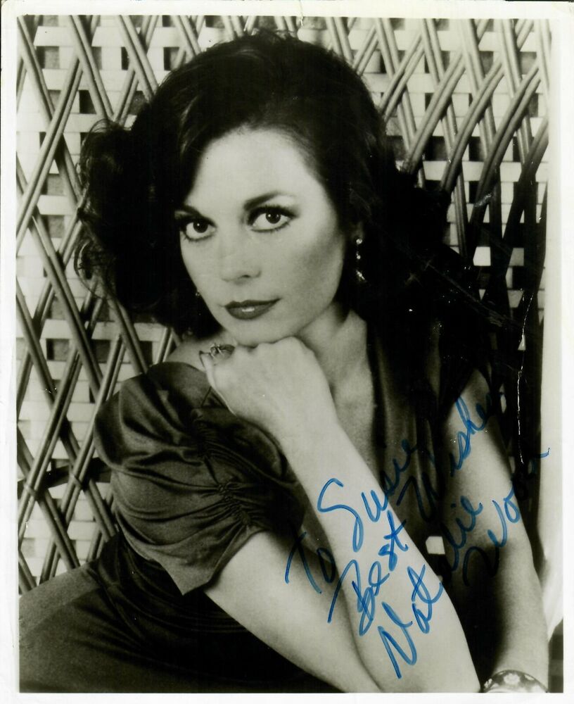 VERY EARLY! Natalie Wood Hand Signed 8X10 B&W Photo Poster painting Todd Mueller