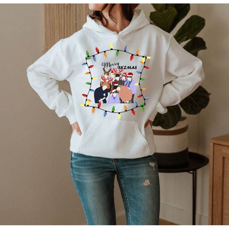 Stray Kids Christmas Tee Hoodie