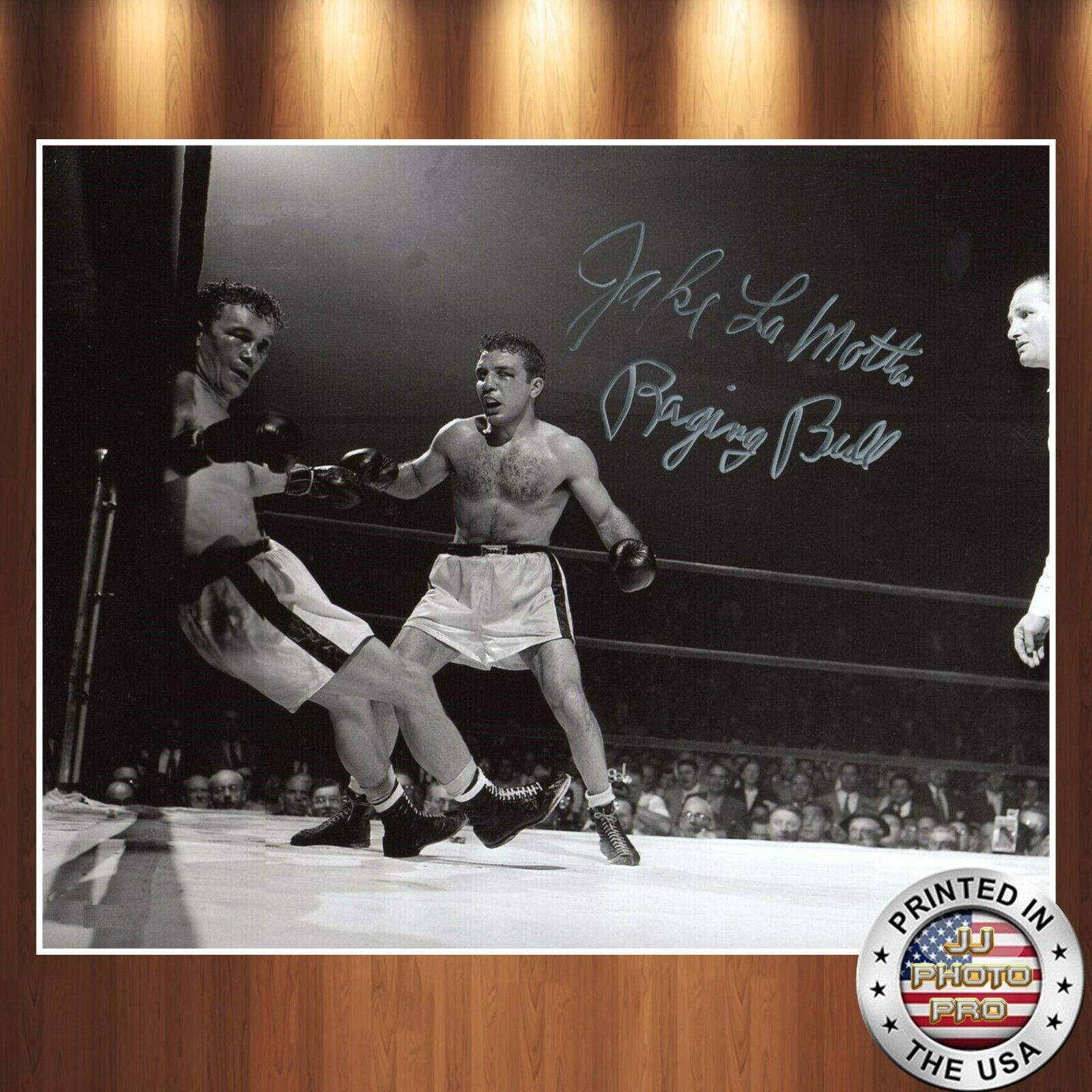 Jake LaMotta Autographed Signed 8x10 Photo Poster painting REPRINT