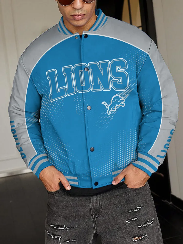 Detroit Lions National Football League 2024 Make Your Mark Unisex Varsity Jacket