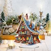 Acrylic Christmas Santa Snowman Cardinal Diamond Painting Desktop Decors Kit