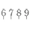 Reusable Numeral Birthday Candle Holder Set Number 0-9 for Party Anniversary