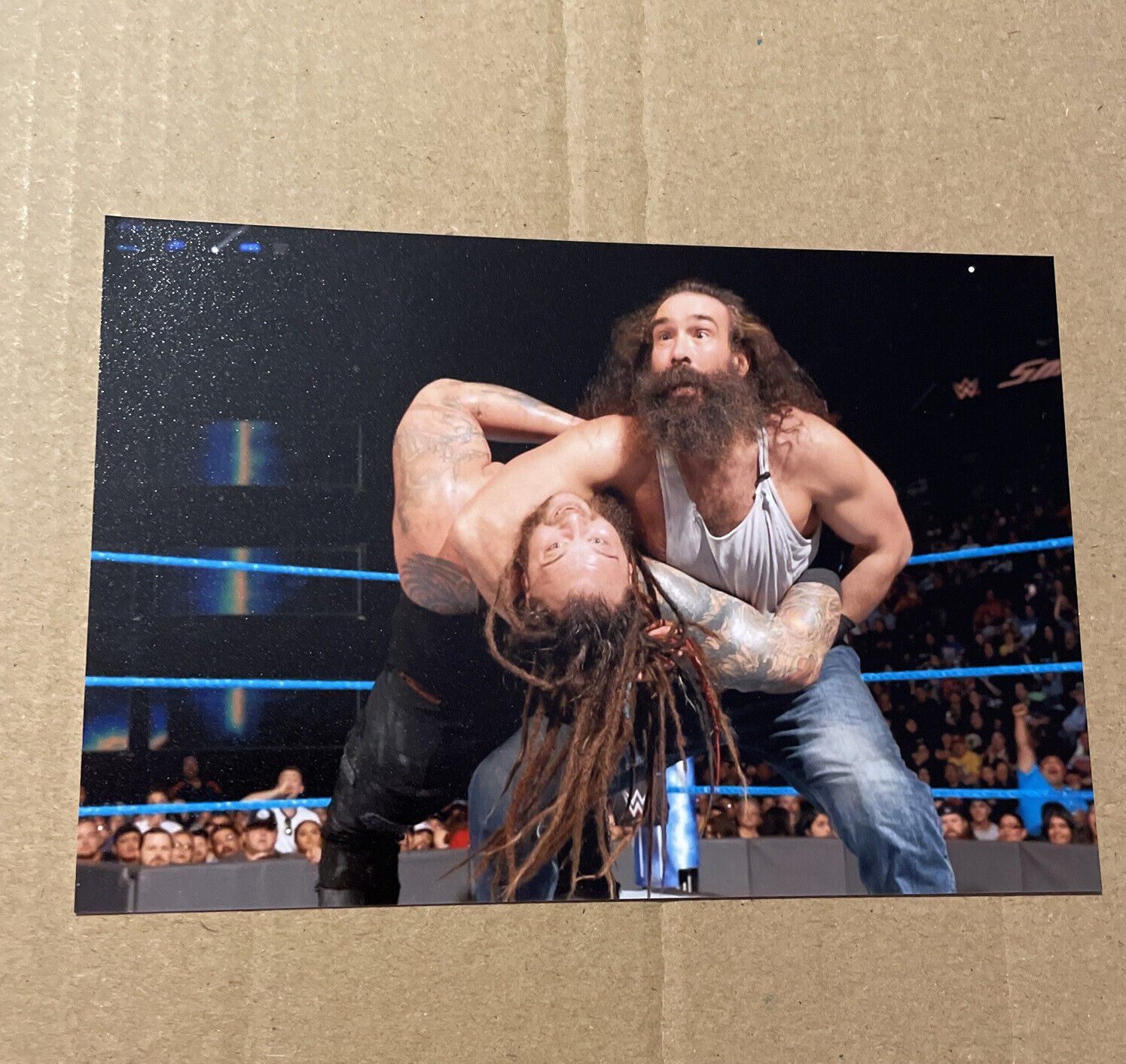 Luke Harper Brodie Lee HAND SIGNED 6x4 Photo Poster painting Autograph (Signed On Back) WWE AEW