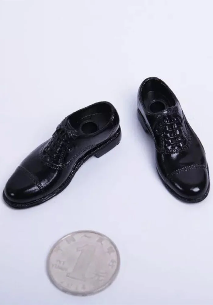 black brown 1/6 Scale action figure Accessories brown Plastic Leather Shoes With foot shape Inside for joint male figure body-aliexpress