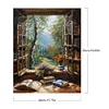 (US Only)Paint By Numbers Kit On Canvas DIY Oil Art Window Picture Home Art Decor40x50cm