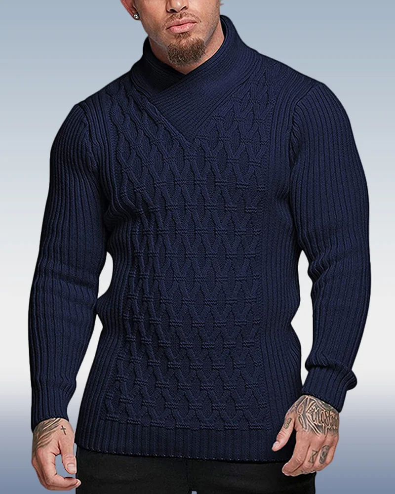Men's Outdoor Warm Casual Knitted Sweater 006