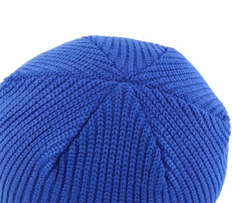 Unisex Minimalist Solid Color Eaveless Wool Cap