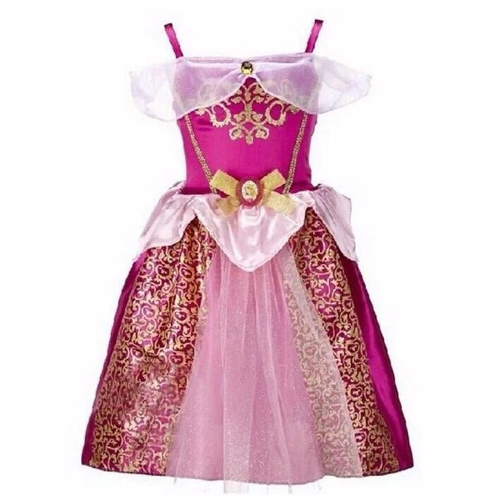 Girls Dress Cartoon Cosplay Snow Queen Princess Dresses Elsa Dresses Anna Costume Baby Children Clothes TuTu Kids Clothing