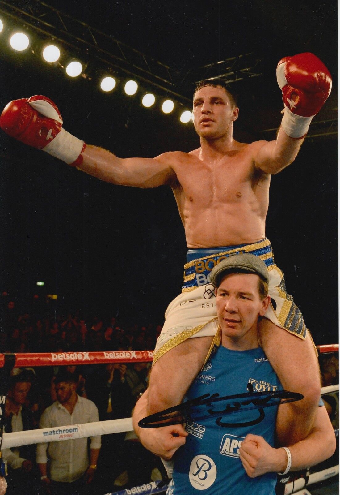 Tommy 'BOOM BOOM' Coyle Hand Signed Boxing 12x8 Photo Poster painting 2.