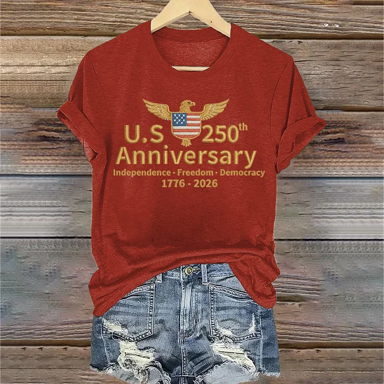 US 250th Anniversary Veterans Print Women's T-Shirt socialshop