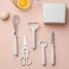 5-Piece Kitchen Tool Set With Storage Stand,Fruit Peeler Combination