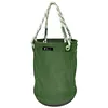 Canvas Tool Bucket Bag with Plastic Bottom Aerial Work Tool Bag for Electrician