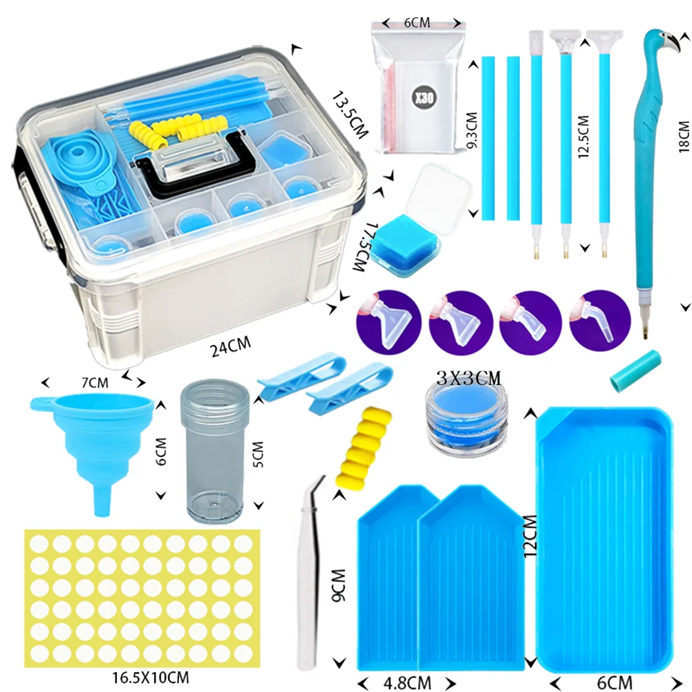 111Pcs DIY Diamond Painting Tools Set Diamond Painting Accessories for Beginners