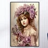(40*60cm)Flower Beauty - Full Round Drill Diamond Painting