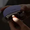 Automatic Fingernail Cutter with LED Nail Polisher Electric Safety Nail Clipper