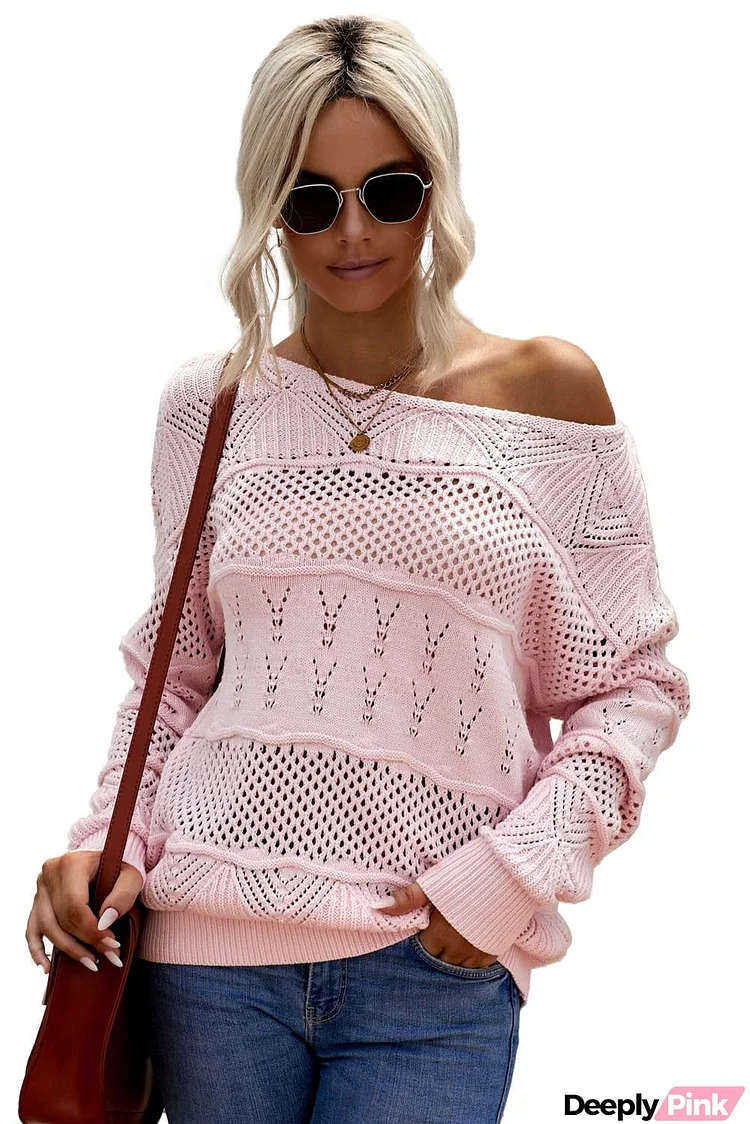 Cute Pink Pullover Sweater