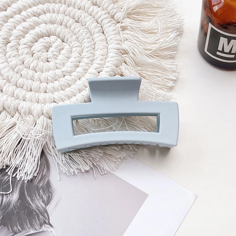 Women’s IG Style Solid Color Plastic Hair Claws