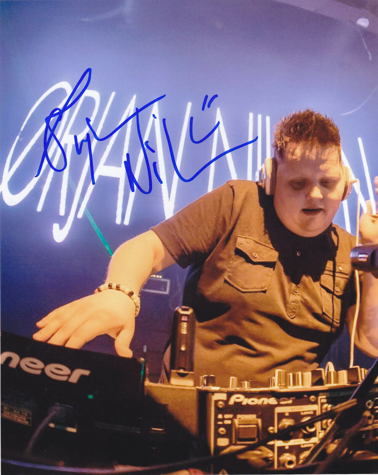 Orjan Nilsen SIGNED AUTOGRAPH DANCE MUSIC EDM TRANCE 8X10 Photo Poster painting PROOF #4