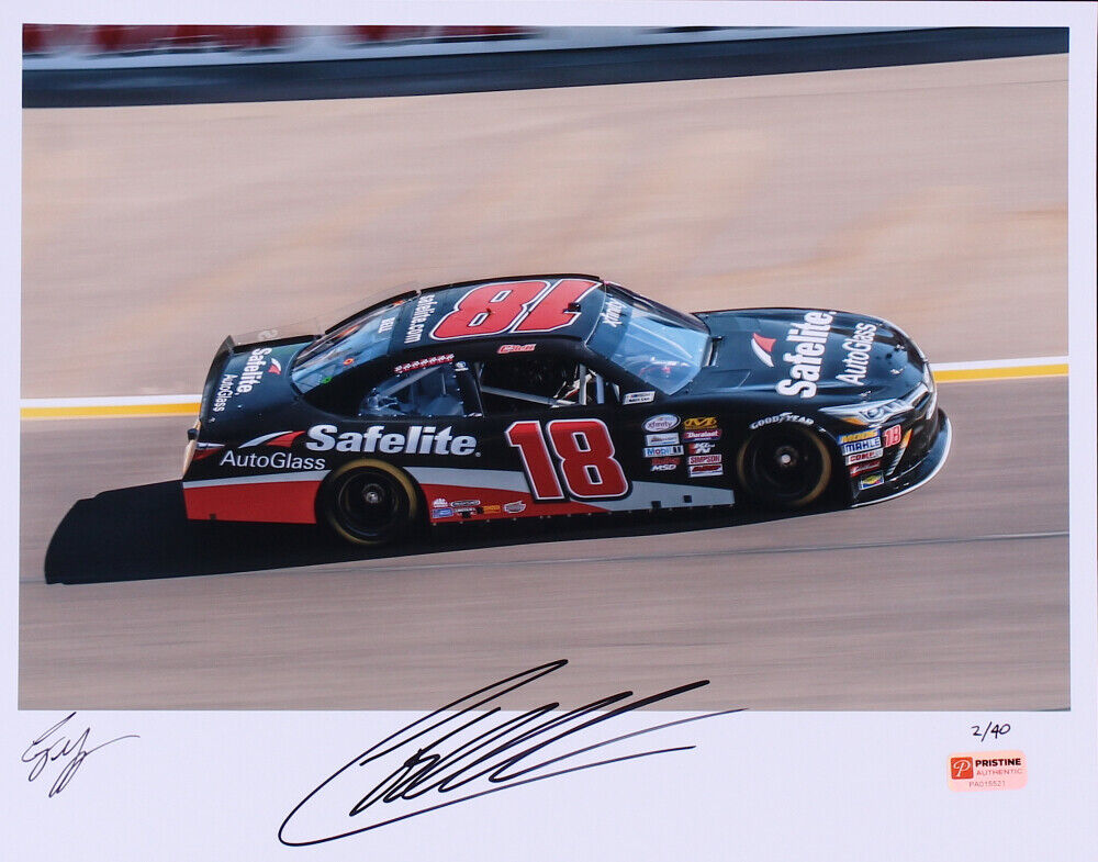 2x Autographed ~ Christopher Bell ~ Signed LE NASCAR 11x14 Photo Poster painting #20/40 (PA COA)