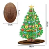 3D Double Sided Drills Diamond Painting Xmas Tree DIY Special Shaped Desk Ornament Kits