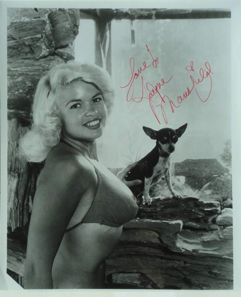 JAYNE MANSFIELD SIGNED Autographed Photo Poster painting wcoa