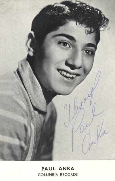 PAUL ANKA Signed Photo Poster paintinggraph - Pop Singer / Songwriter - preprint