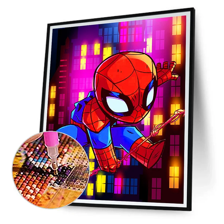 Marvel Heroes - Full Round - Diamond Painting (30*40cm)