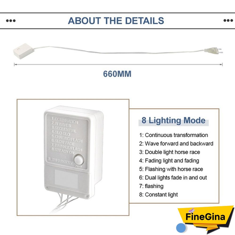 Holiday Led Christmas Lights Outdoor 100M 50M 30M 20M 10M Led String Lights Decoration For Party Holiday Wedding Garland