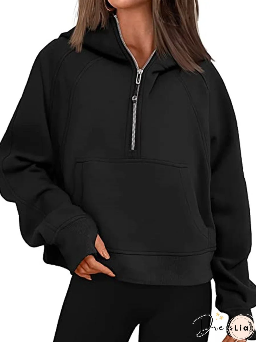 Trendy Oversized Fleece Pullover Long Sleeve Hoodie