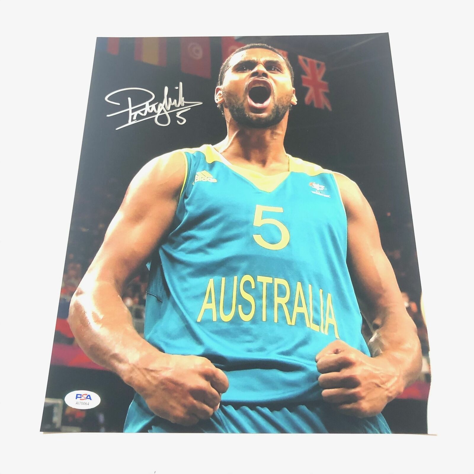 Patty Mills signed 11x14 Photo Poster painting PSA/DNA Australia Boomers Autographed