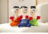 The villain screams after being beaten, a stress-relieving artifact, a stress-relieving toy