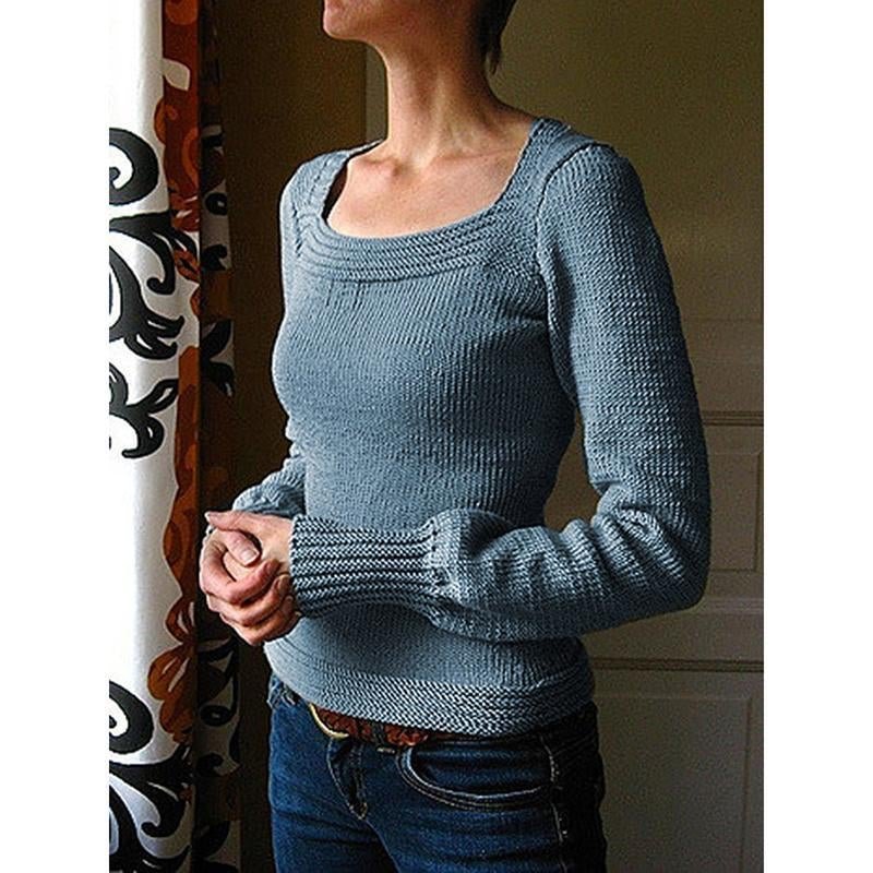 Autumn Women's Long Sleeve Sweater | EGEMISS