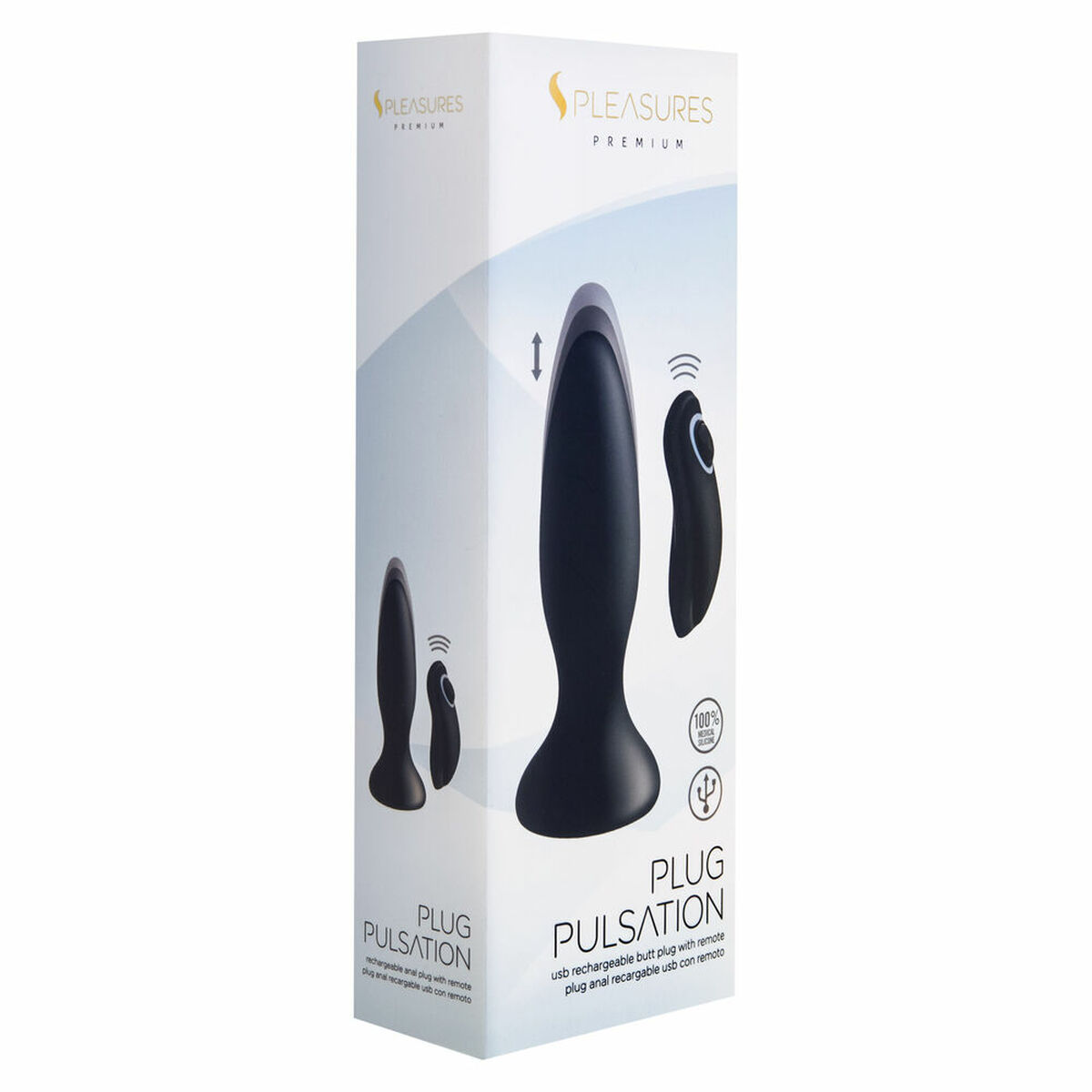 Anal plug S Pleasures Black